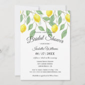 Modern Boho Lemon Summer Bridal Shower Kaart (Voorkant)