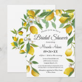 Modern Boho Lemon Summer Bridal Shower Kaart (Voorkant / Achterkant)