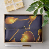 Modern Boho Luxury Gold Roos Collectie Tissuepapier (Geschenk)