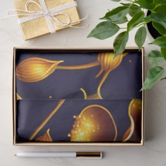 Modern Boho Luxury Gold Roos Collectie Tissuepapier (Geschenk)