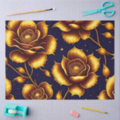 Modern Boho Luxury Gold Roos Collectie Tissuepapier (Craft)