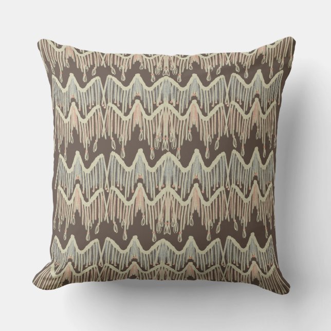 Modern Boho Macrame Rope Hanging Kussen (Voorkant)