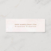 Modern Boho Minimal Palm Tree Business Contactkaartje (Achterkant)