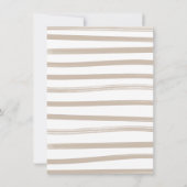 Modern Boho Neutral Herald Angel Kerstmis Kaart (Achterkant)