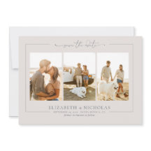 Modern Boho Ocean Glass | 3 Foto slaat de datum op