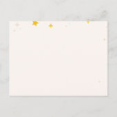 Modern boho over of onder baby showers games briefkaart (Achterkant)