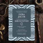 Modern Boho Patroon Custom B'nai Bat Bar Mitzvah Kaart<br><div class="desc">Perfecte kaart om een bar mitswa, vleermuis mitswa of andere joodse viering aan te kondigen! Hand gemaakte kunst voor u! VOLLEDIG ! Klik op "Personaliseren" hierboven om de tekst te bewerken. Klik op "bewerken met behulp van design tool" om de lettertypen, kleuren en plaatsingen aan te passen en om het...</div>