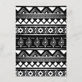 Modern Boho Pattern Wedding Arch Coral Menu (Achterkant)