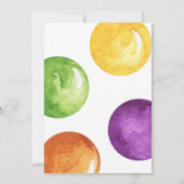 Modern Boho Picknick Verjaardagsfeest Kaart (Achterkant)