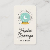 Modern Boho Psychic Reader Medium Tarot Visitekaartje (Voorkant)