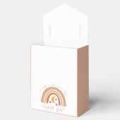 Modern Boho Rainbow Baby shower Dank u wel Bedankdoosjes (Geopend)