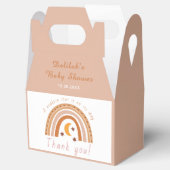 Modern Boho Rainbow Baby shower Dank u wel Bedankdoosjes (Geopend)