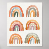 Modern Boho Rainbow Collectie Poster (Voorkant)