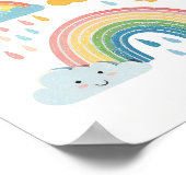 Modern Boho Rainbow Collectie Poster (Hoek)