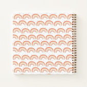 Modern Boho Rainbow gepersonaliseerd Multomap, op  Notitieboek (Achterkant)