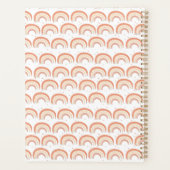 Modern Boho Rainbow gepersonaliseerd Multomap, op  Planner (Achterkant)