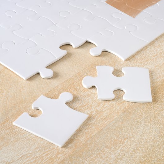 Modern Boho Rainbow Name Puzzle Legpuzzel (Zijkant)