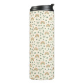 Modern Boho Regenbogen Coquette Strikken Klavertje Thermosbeker (Gedraaid links)