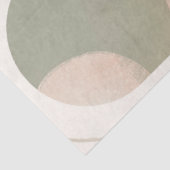 Modern BOHO regenboogorganische geometrische ontko Tissuepapier (Detail)