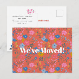 Modern Boho Rode Bloemstuk We Zijn Verhuisd Naar N Briefkaart