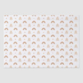 Modern Boho roze neutraal regenboogpatroon Tissuepapier (Voorkant)
