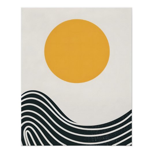 Modern Boho Scandinavisch ontwerp Perfect Poster (Voorkant)