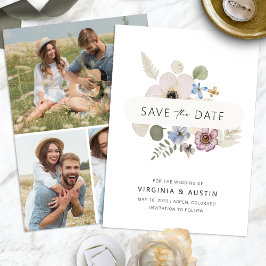 Modern Boho slaat de datum op Save The Date