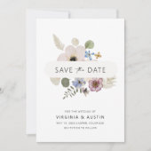 Modern Boho slaat de datum op Save The Date (Voorkant)