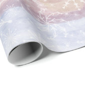 Modern Boho Snowflake Vakantie inpakpapier (Rol Hoek)