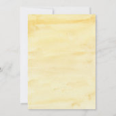 Modern Boho Sunshine Baby shower Kaart (Achterkant)