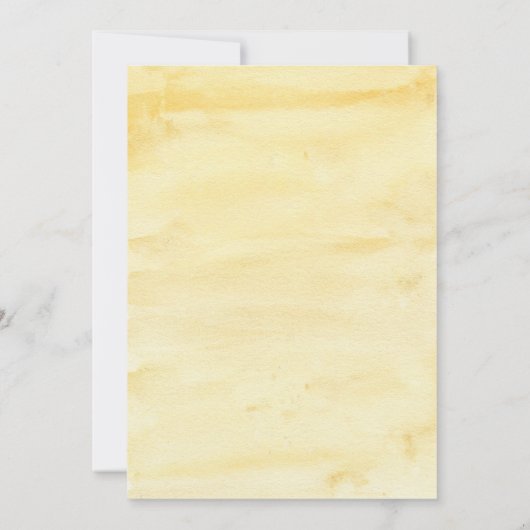 Modern Boho Sunshine Baby shower Kaart (Achterkant)