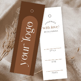 Modern Boho Terracotta Boutique Kleding Prijs Labe Mini Visitekaartjes