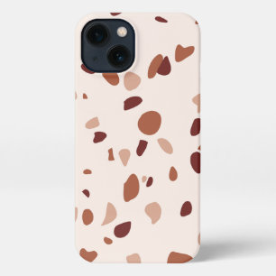 Modern Boho Terrazzo Pattern iPhone Case iPhone 13 Hoesje