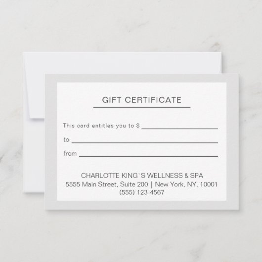 Modern Boho Tropical Business (Achterkant)