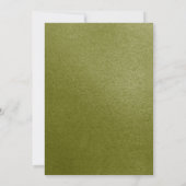 Modern Boho Tropical Leaves Dried Palm Kaart (Achterkant)