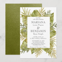 Modern Boho Tropical Leaves Dried Palm