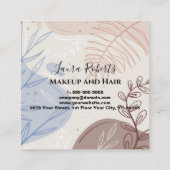 Modern boho Tropical Monstera Afsprakenkaartje (Achterkant)