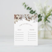 Modern Boho Vrijgezellenfeest speelde hoe oud ze w Briefkaart (Staand voorkant)