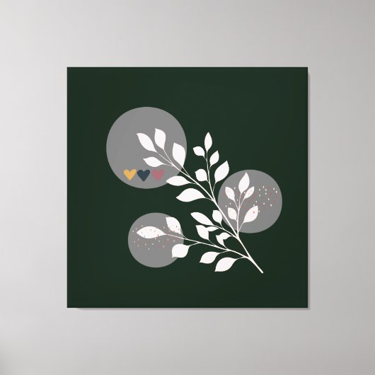 Modern Boho Wall Poster Canvas Afdruk (Voorkant)