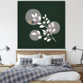 Modern Boho Wall Poster Canvas Afdruk (Insitu (Slaapkamer))