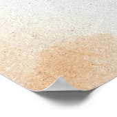 Modern Boho Waterverf Tie Dye Baby shower Welkom Poster (Hoek)