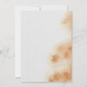 Modern Boho Waterverf Tie Dye Beige Baby shower Bedankkaart (Achterkant)