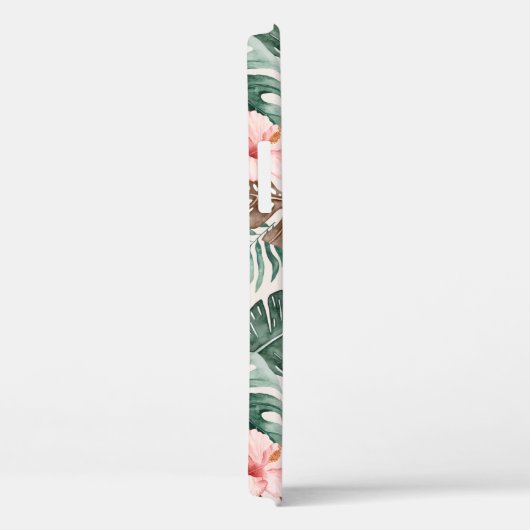 Modern Boho Waterverf Tropische Floral Case-Mate iPhone Case (Achterkant / Rechts)