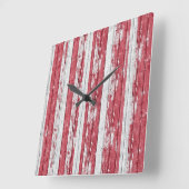 Modern Boho Waves Wall gemonteerde Art Vierkante Klok (Hoek)