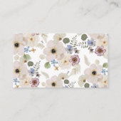 Modern Boho Wedding Details Card Informatiekaartje (Achterkant)