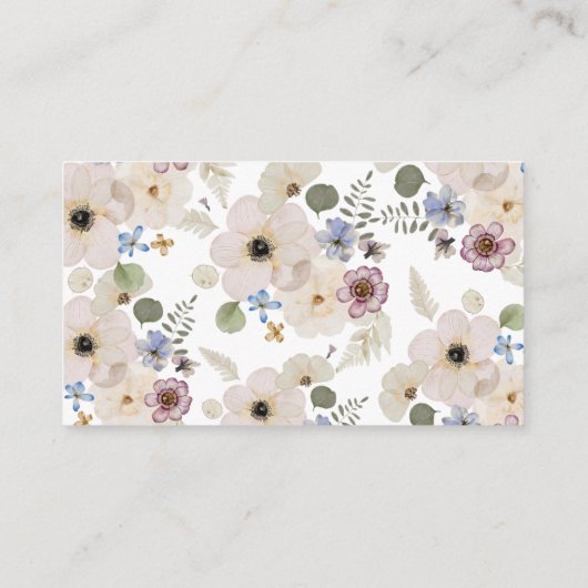 Modern Boho Wedding Details Card Informatiekaartje (Achterkant)