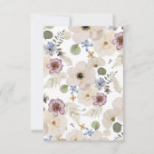 Modern Boho Wedding RSVP-kaart RSVP Kaartje (Achterkant)