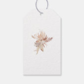 Modern Boho Whimsical Calligrafie Script Cadeaulabel (Achterkant)