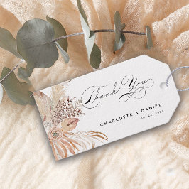 Modern Boho Whimsical Calligrafie Script Cadeaulabel