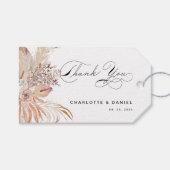 Modern Boho Whimsical Calligrafie Script Cadeaulabel (Voorkant (Horizontaal))